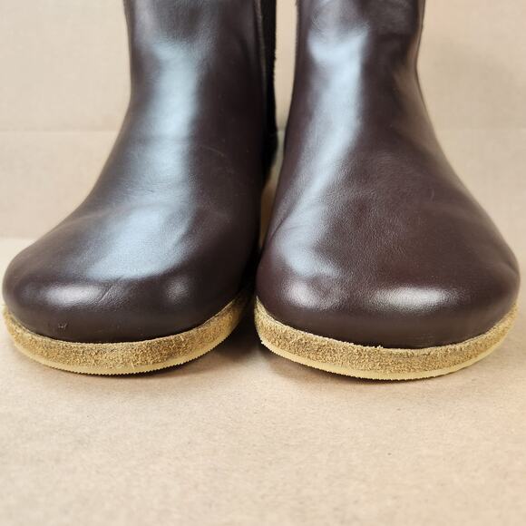 Unbranded Women's Barefoot Zero Drop Chelsea Brown Leather Upper Boots 40 EU - Picture 7 of 12